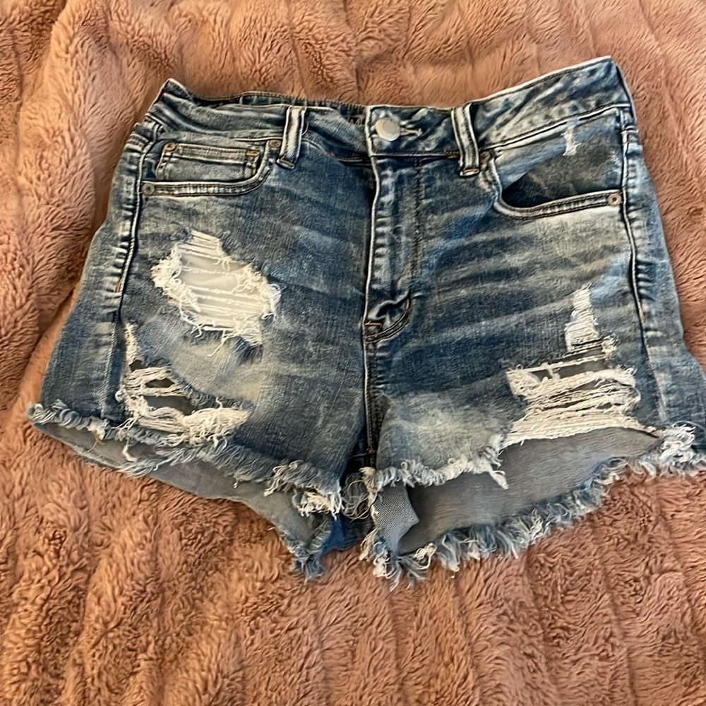 American Eagle super stretch jean shorts